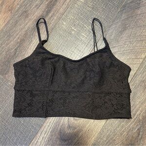 Urban Outfitters Out From Under Scoop Lace Cami Bralette Black